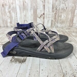 Chaco Z/Cloud X2 Womens 9 Purple Gray Double Strap Hiking Sport Sandals
